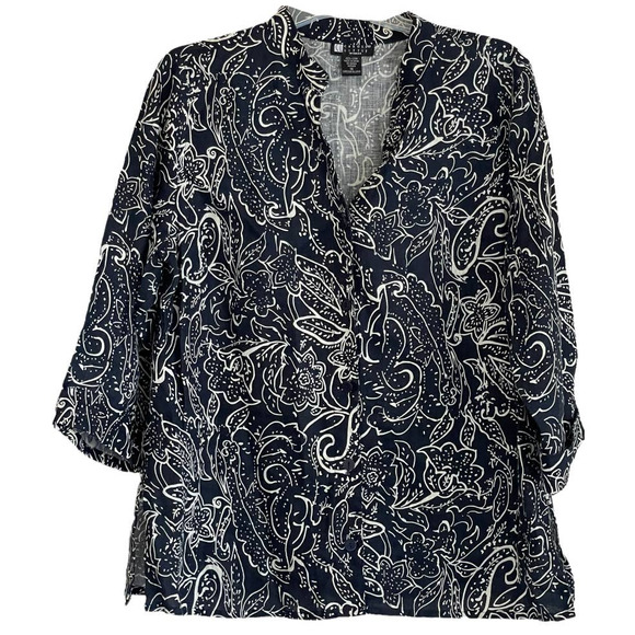 Carole Little Tops - Carole Little Linen Blouse size 1X